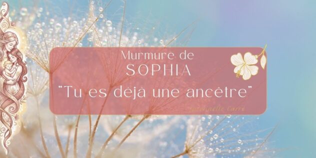 Tu es déjà une ancêtre; A l'image des pistils de cette fleur, tu ensemences l'avenir de la Terre